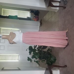 Mind Code s feminine flowy boho spaghetti strap open back floral embroidered